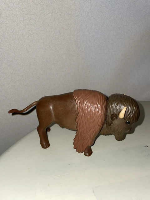 PLAYMOBIL BISON VINTAGE figurine animaux western cow boy indien EUR 24