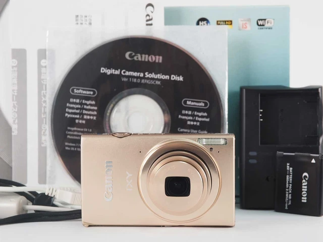 CANON IXY 430F Gold Compact Digital Camera w/ Box [Near Mint