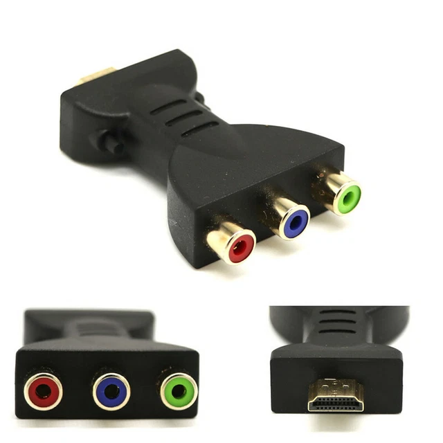 HDMI To 3 RCA CVBS Full HD Video 1080P AV Scart Composite - Foto 9