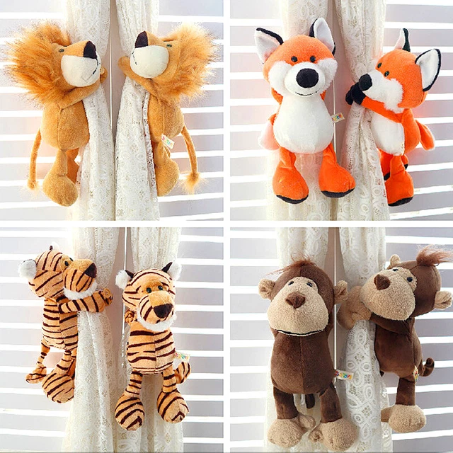 1PC Holdback Tieback Tie Backs Jungle Forest Animals Curtain Holder Hooks