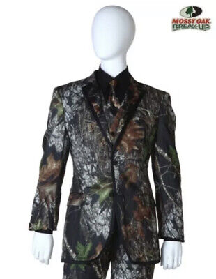 New Boy's Mossy Oak Camouflage Suit Jacket Tux Camo Coat Kid Blazer Toddler