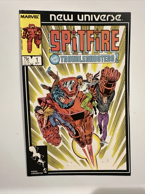 Spitfire and the Troubleshooters #1 Marvel Comics (1986) New Universe Comic Book