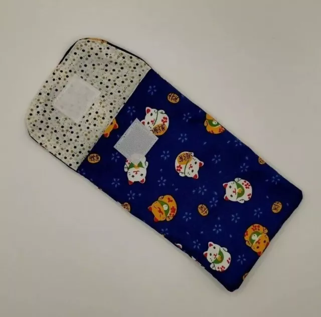 Funda de teléfono de tela cosida hecha a mano grande teléfono inteligente...