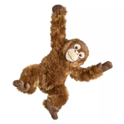 Peluche singe orang-outan marron Mercredi et Patati - Le petit Souk