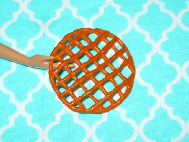 Mattel Barbie Doll Food Kitchen Little FUN FIXIN' APPLE PIE CRUST Replacement