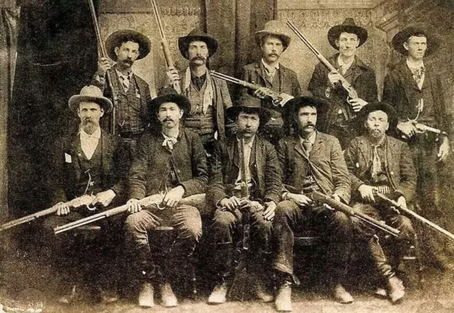 Old West Photo Bounty Hunters 1880's Cowboy Outlaw Picture 8 x 10 Western Art