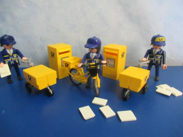 Post 3x DHL Briefträger Fahrrad 2x Briefkasten zu 4400 4401 Playmobil 3486