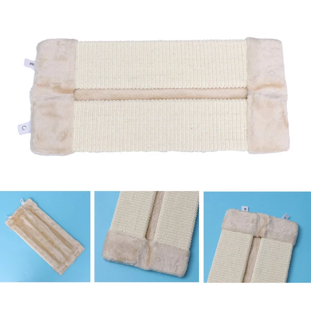 Estera de sisal montada en pared rascarse poste rascarse borde