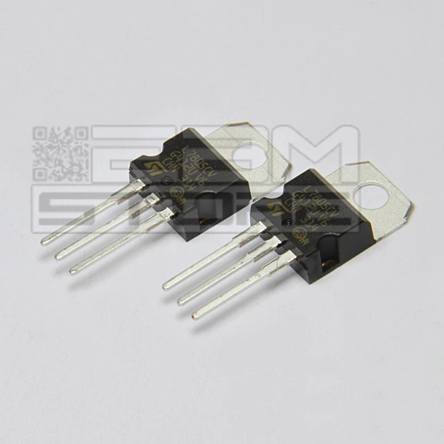 2 pz L7805CV 7805 LM7805-regolatore 5V 1,5A- ART. DC12