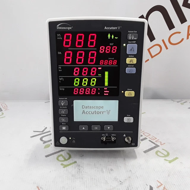 Mindray Medical Datascope Accutorr V Vital Signs Monitor