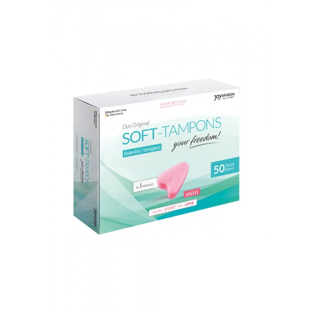 SOFT TAMPONS assorbente interno Tampone intimo donna ciclo mestruale  senza filo