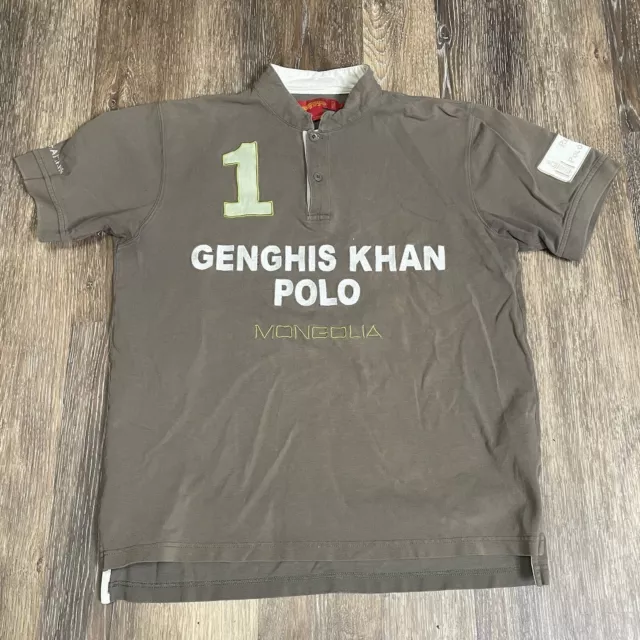 genghis khan polo shirt