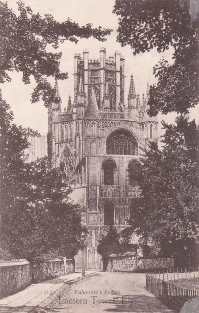 Ely Cathedral - Lantern Tower B&W  Postcard