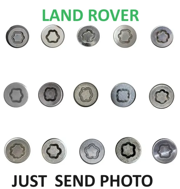 LAND ROVER Range Security Master Locking Wheel Nut Key Bolt Matching Service