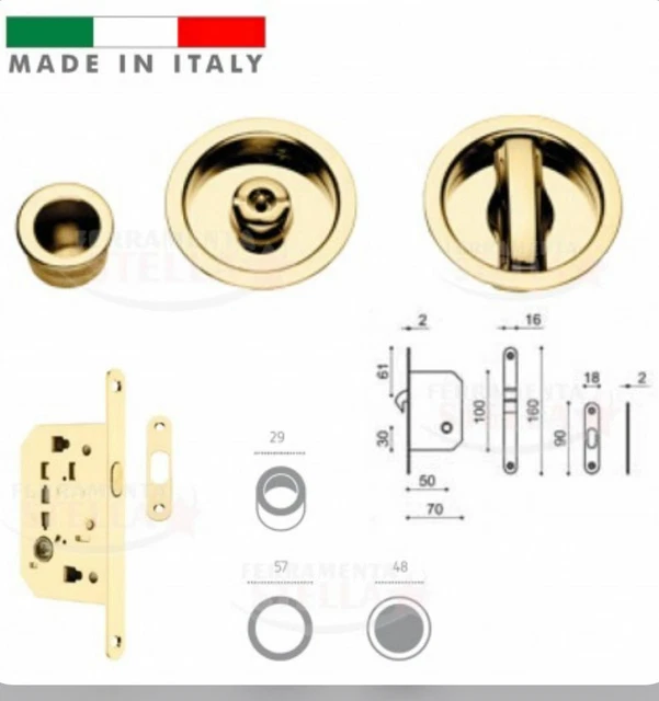 Kit Per Porta Scorrevole Tondo