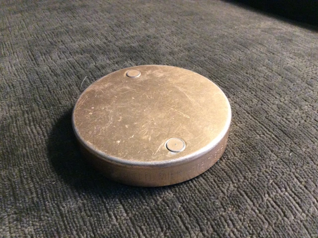 Vintage PET Evaporated Milk Can Lid Aluminum Opener Puncture Spikes Cover