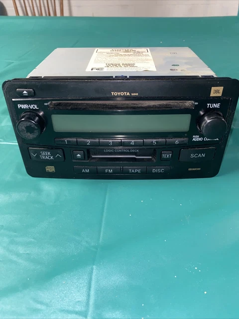 04 - 07 Toyota Sequoia Tundra JBL Radio Tape CD Player 86120-0C130 RADIO 04 - 07 Toyota Sequoia Tundra JBL Radio Tape CD Player 86120-0C130 RADIO