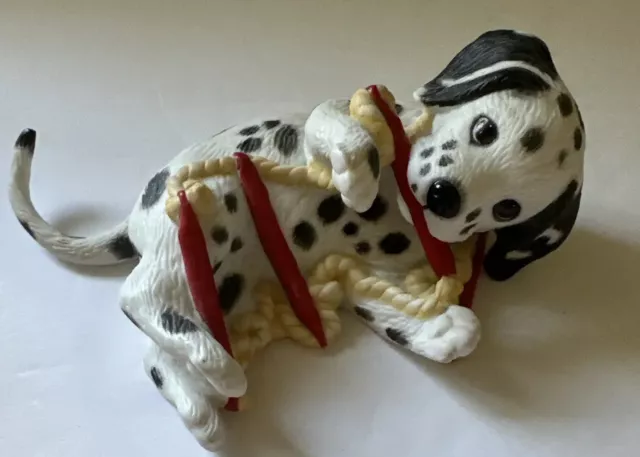 Fine Porcelain Dalmation Figurine Princeton Gallery 1994 Escape Artist