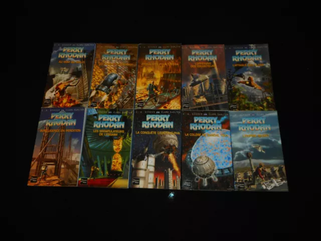 Lot Perry Rhodan 211 à 220 Editions Fleuve Noir