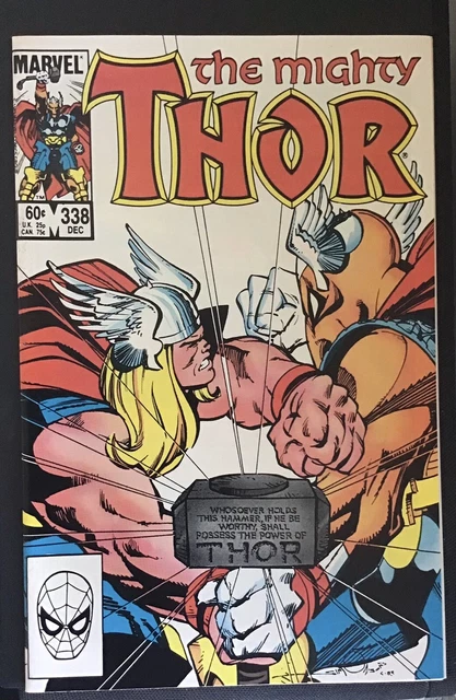 THE MIGHTY THOR # 338  MARVEL  1983 2nd BETA RAY BILL,  VERY FINE