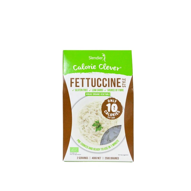 Nudeln Slendier Bio Fettuccine de Konjac glutenfrei vegan 6x 400g NEU MHD 09/23