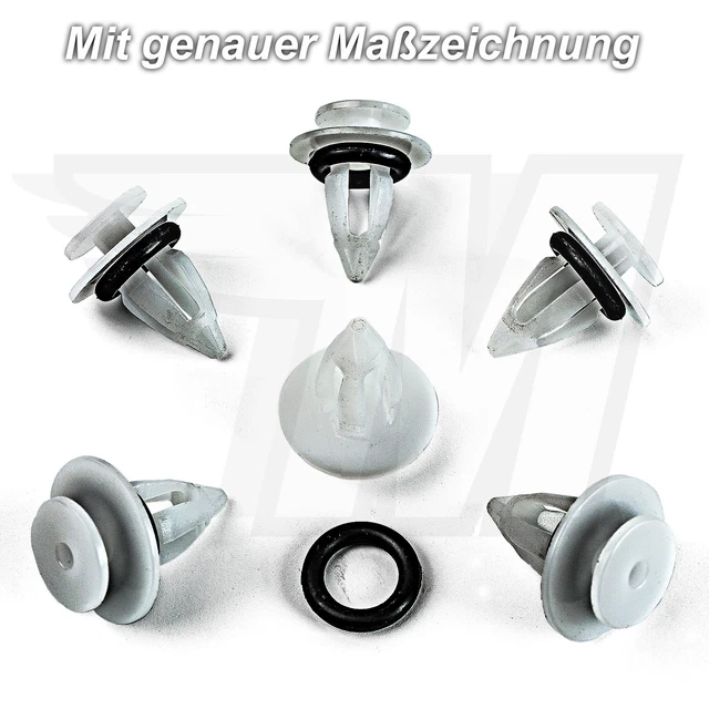 10x Pagine Modanature Clip Fissaggio Per BMW Mini Cooper 51777171002