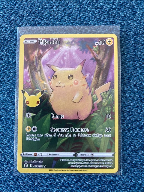 CARTE POKÉMON PIKACHU 005/025 Célébrations 25 Ans Fr Neuve EUR 1,50 ...