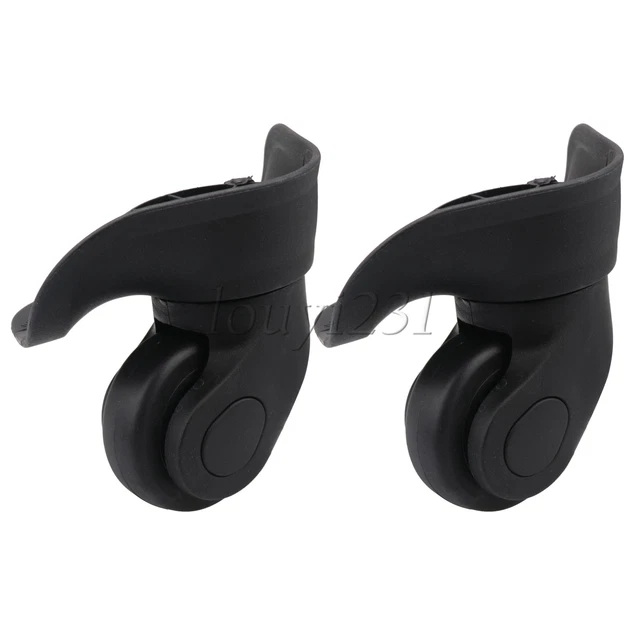 4pcs Black Luggage  Wheel (Left & Right) for Bags, Luggage, Trolley Case W041