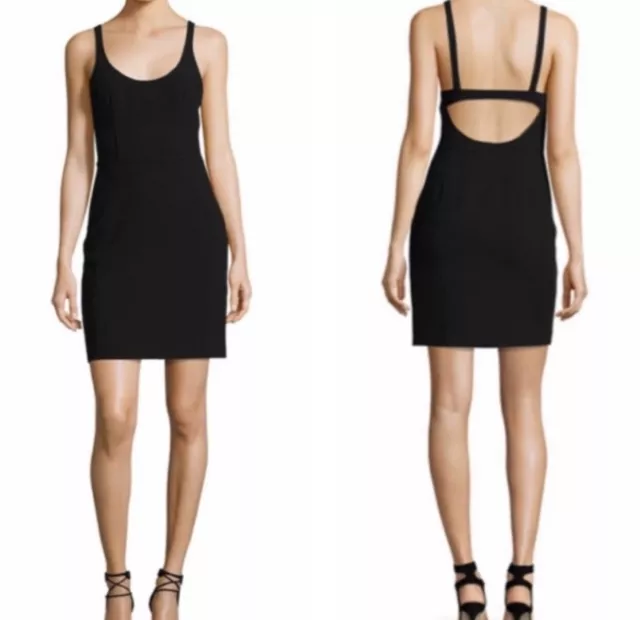 Elizabeth & James Huette Dress in Black. NWT. Size 2. Retail- $400