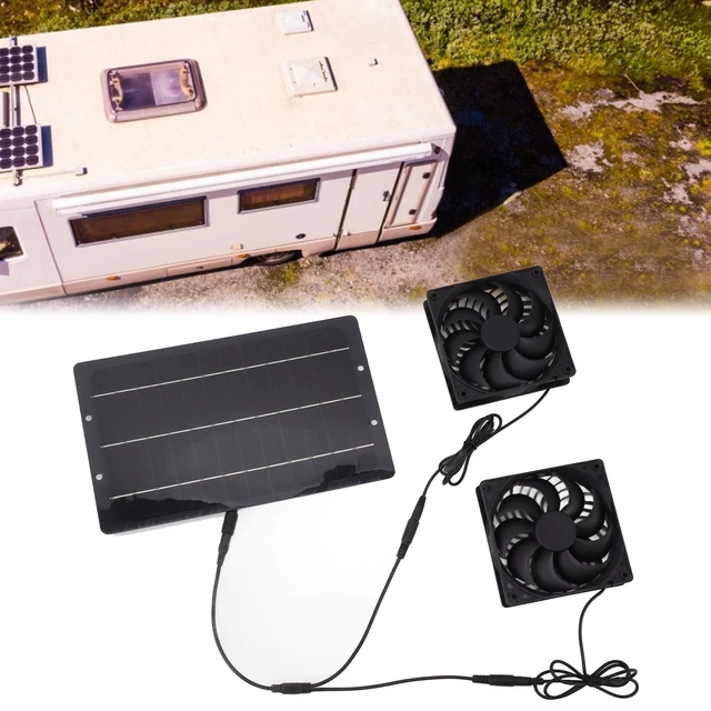 Ventilateur De Toit Solaire AVT Pour Bateau, Camping-Car, Serre Et Caravane - Haute Vélocité Et Étanche