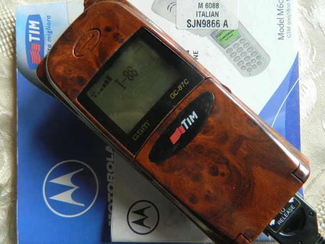 Motorola Startac 338 - Téléphone Vintage GSM 1996 - Jaune Et Noir - Occasion Fonctionnel
