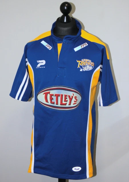 Vintage Leeds Rhinos England home rugby shirt Patrick Size M