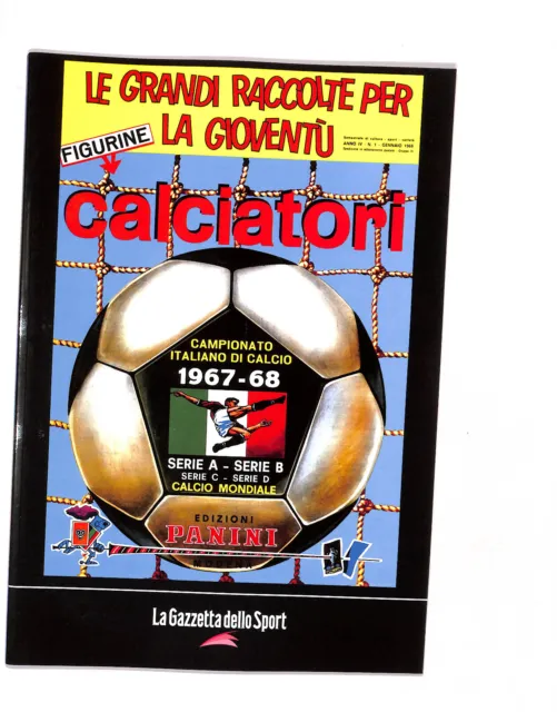 EBOND La Gazzetta dello Sport Figurine Calciatori 1967/68 Libro LI018062
