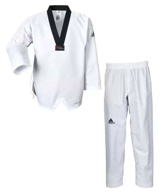 adidas Taekwondo-Anzug adiChamp IV, schwarzes Revers, ADITCH04 - TKD - Dobok