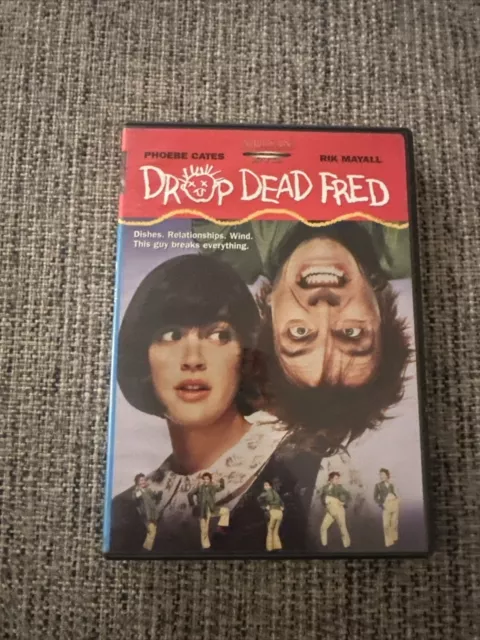 Drop Dead Fred DVD W/Insert Phoebe Cates Rik Mayall Rare OOP Comedy