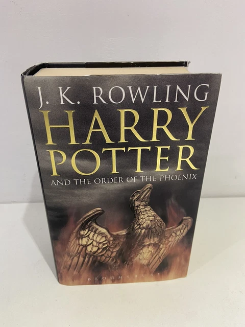 FIRST EDITION HARRY Potter Order Of The Phoenix Adult Cover Book Hb Dj ...