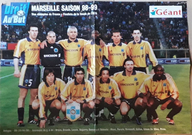Ticket / Invitation PSG Vs Marseille (OM) - Saison 1998/1999, Collector Football