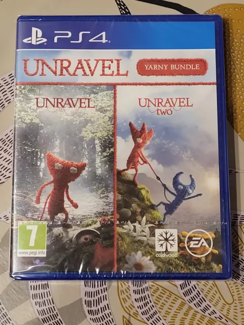 Jeu Video Playstation 4 Ps4 Neuf Blister Unravel 1 Et 2 Unravel Yarny Bundle