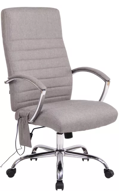 Fauteuil de bureau Massant Valais tissu ou similicuir Hauteur réglable pivotant