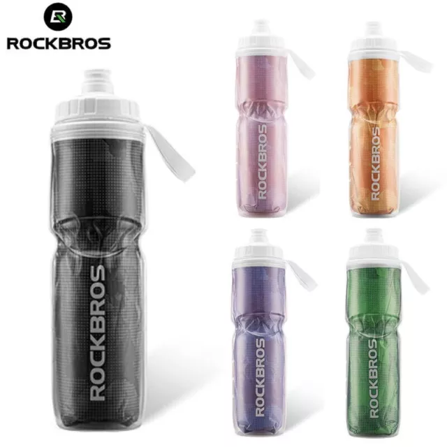 ROCKBROS 750ML Bicycle Water Bottle Bike Cycling Insulation Kettle Drink Cups