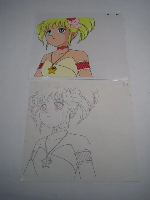 Legendary of Idol Densetsu Eriko Anime Original Production Cel Celluloid Japan