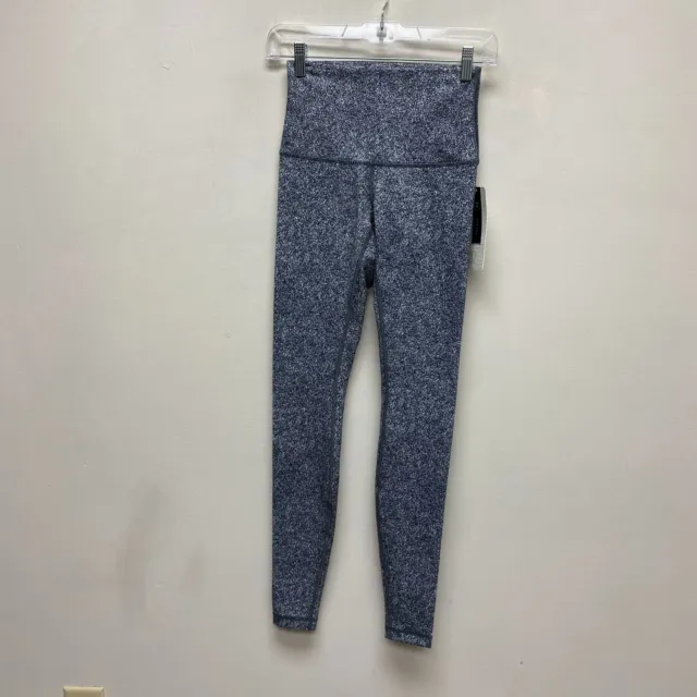 Lululemon Womens Grey Space Dye Wunder Under Luon Pull On Pant Hi-Rise 4 $98 New