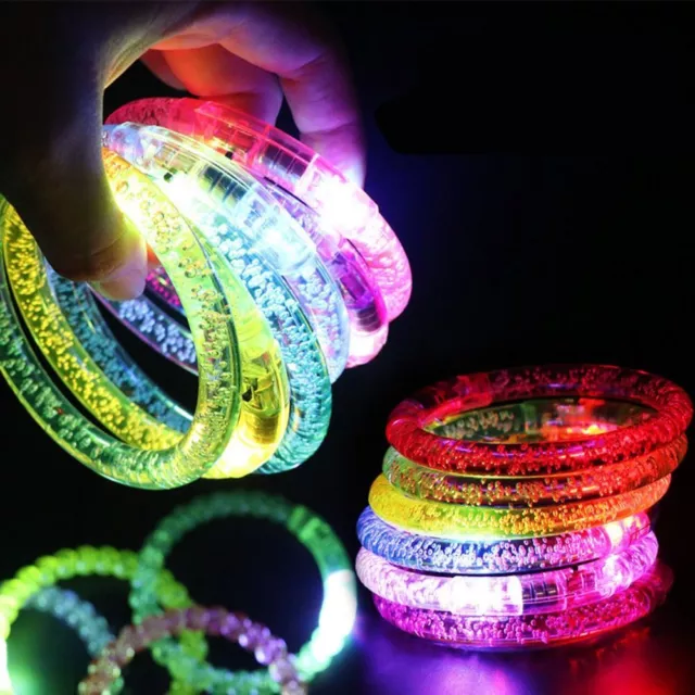 Wrist Strap Led Flash Color Bubble Bracelet Fluorescence Stick Flash Bracelet