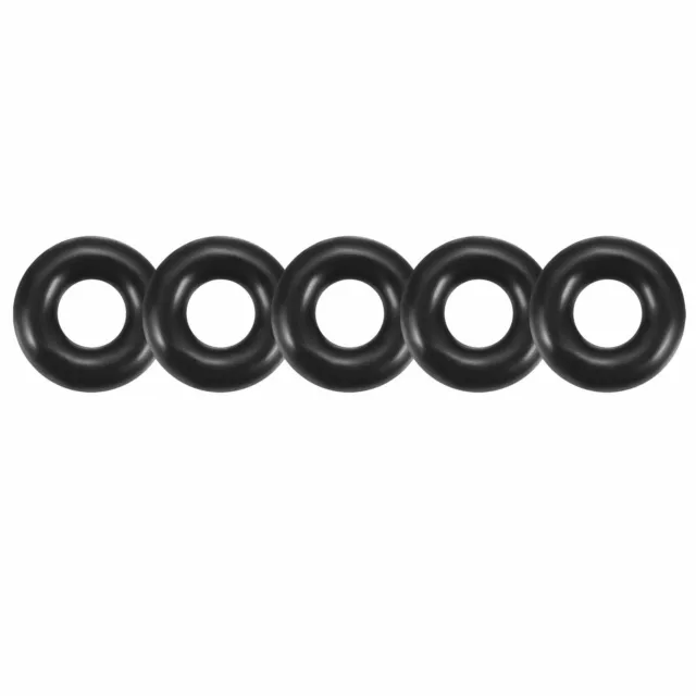 50pcs Black Round Nitrile Butadiene Rubber NBR O-Ring 6.5mm OD 1.9mm Width ✦KD