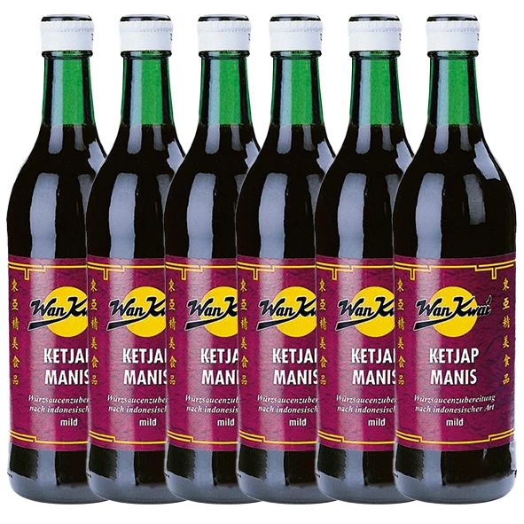 Salsa di soia Wan Kwai Ketjap Manis, 500 ml, serie 6