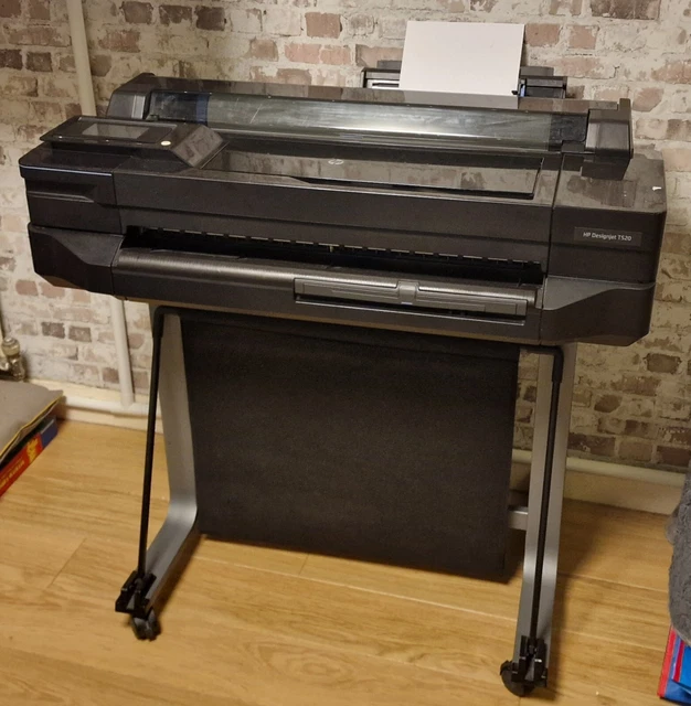 HP DESIGNJET T520 printer 24" with Stand £107.00 - PicClick UK