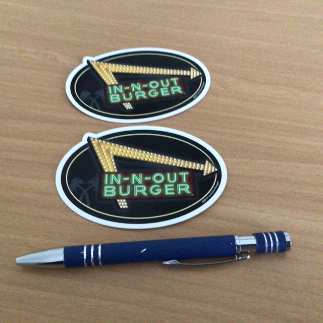 In and Out Burger Stickers