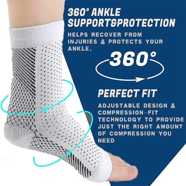 ADULT MEN WOMEN Soothe Socks for Neuropathy Compression Ankle Arch