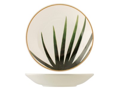 ceramica H&h corfu' set 12 piatti fondi 21cm 