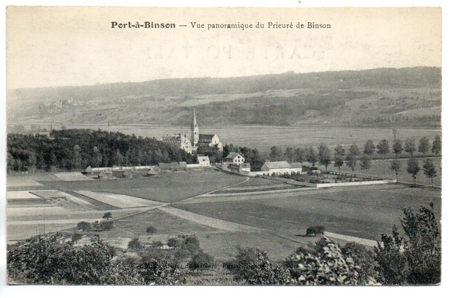 PORT A BINSON - Marne - CPA 51 - le Prieuré de Binson 8